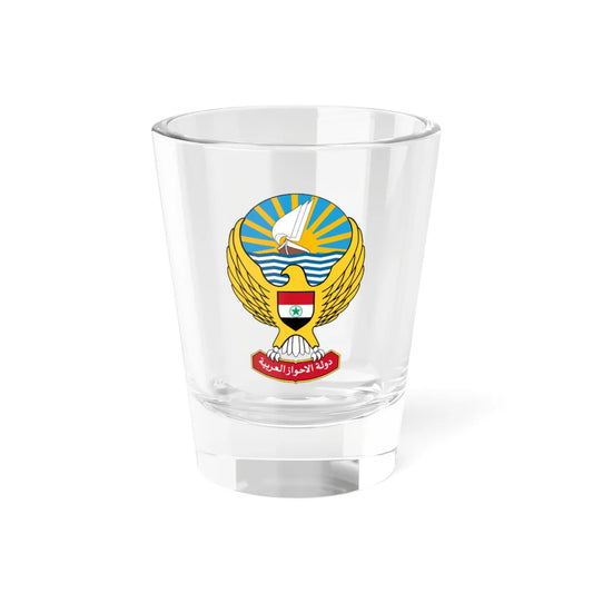 Emblem of Ahwaz (Iran) (Coat of Arms) Shot Glass 1.5oz 1.5oz - Go Mug Yourself