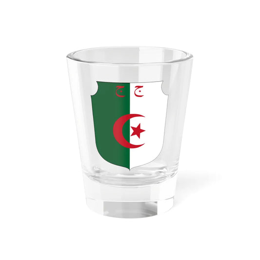 Emblem of Algeria 1962-1971 (Algeria) (Coat of Arms) Shot Glass 1.5oz 1.5oz - Go Mug Yourself