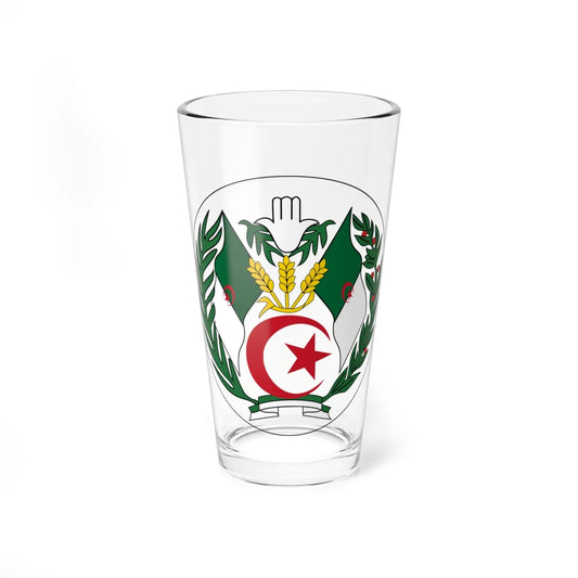 Emblem of Algeria 1971-1976 (Algeria) (Coat of Arms) Pint Glass 16oz 16oz - Go Mug Yourself