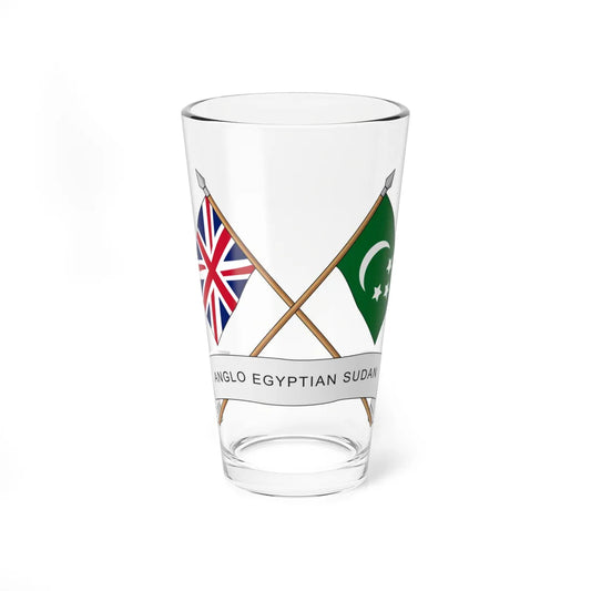 Emblem of Anglo-Egyptian Sudan (Egypt) (Coat of Arms) Pint Glass 16oz 16oz - Go Mug Yourself