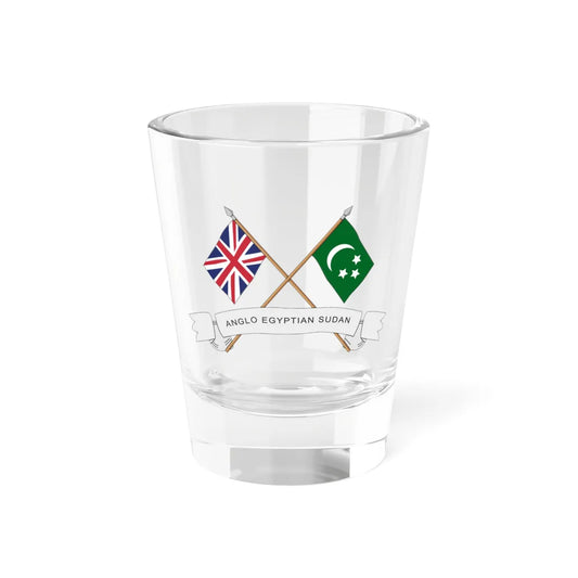 Emblem of Anglo-Egyptian Sudan (Egypt) (Coat of Arms) Shot Glass 1.5oz 1.5oz - Go Mug Yourself