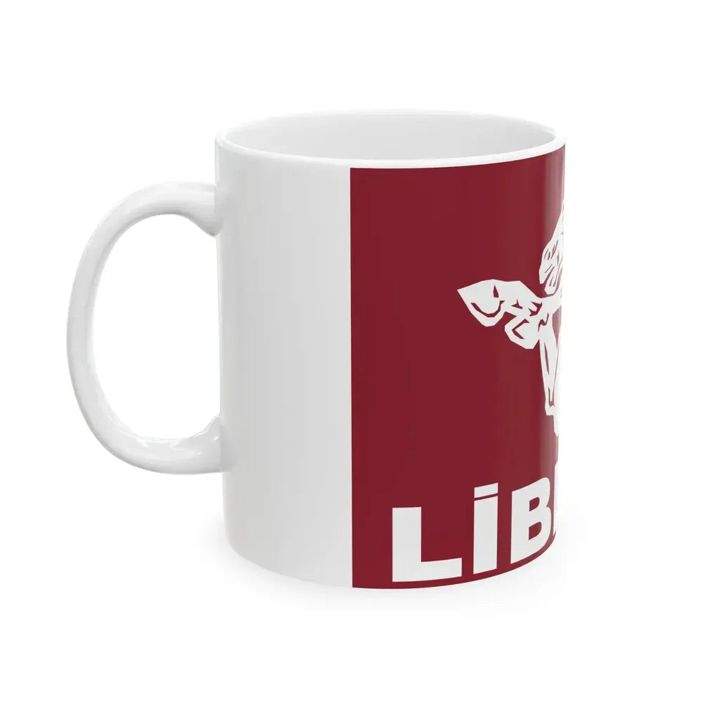 Emblem of Azerbaijan Liberal Party (Azerbaijan) White Coffee Mug - Go Mug Yourself