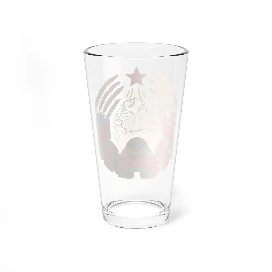 Emblem of Belarus (Belarus) (Coat of Arms) Pint Glass 16oz - Go Mug Yourself