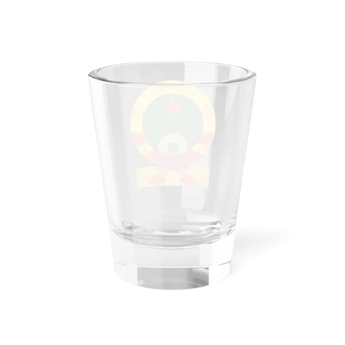 Emblem of Benin 1975-1990 (Benin) (Coat of Arms) Shot Glass 1.5oz - Go Mug Yourself