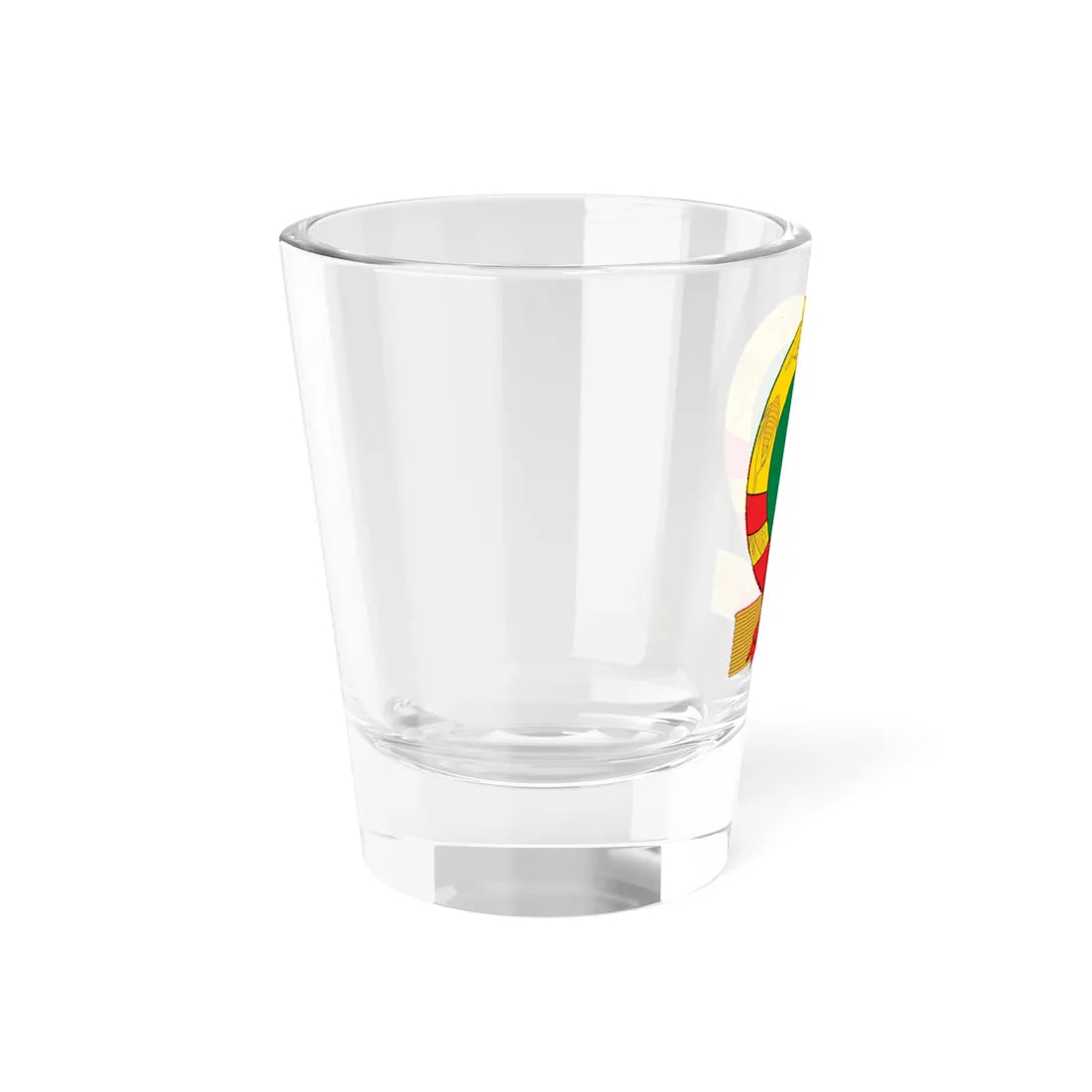 Emblem of Benin 1975-1990 (Benin) (Coat of Arms) Shot Glass 1.5oz - Go Mug Yourself
