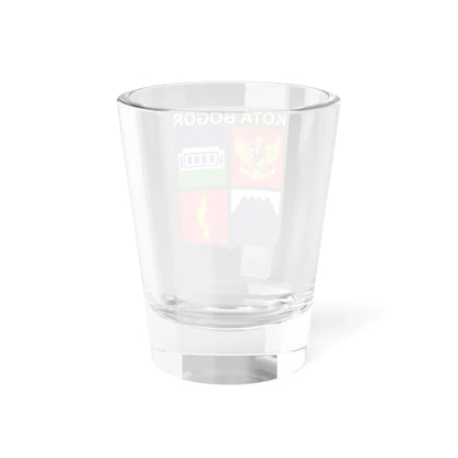 Emblem of Bogor (Indonesia) (Coat of Arms) Shot Glass 1.5oz - Go Mug Yourself