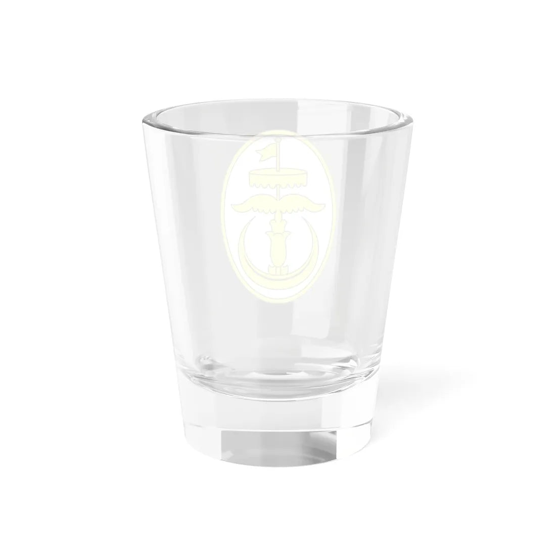 Emblem of Brunei 1950-1959 (Brunei) (Coat of Arms) Shot Glass 1.5oz - Go Mug Yourself