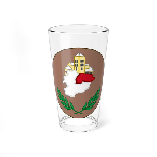 Emblem of Canillo (Andorra) (Coat of Arms) Pint Glass 16oz 16oz - Go Mug Yourself
