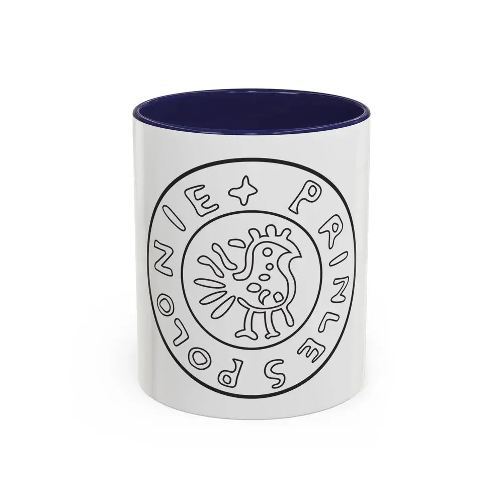 Emblem of Civitas Schinesghe - Accent Coffee Mug 11oz Navy - Go Mug Yourself