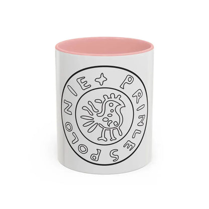 Emblem of Civitas Schinesghe - Accent Coffee Mug 11oz Pink - Go Mug Yourself