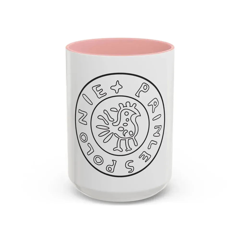 Emblem of Civitas Schinesghe - Accent Coffee Mug 15oz Pink - Go Mug Yourself