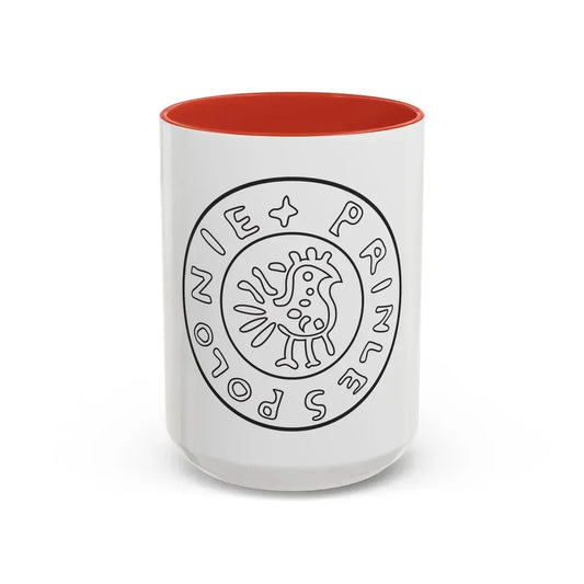 Emblem of Civitas Schinesghe - Accent Coffee Mug 15oz Red - Go Mug Yourself