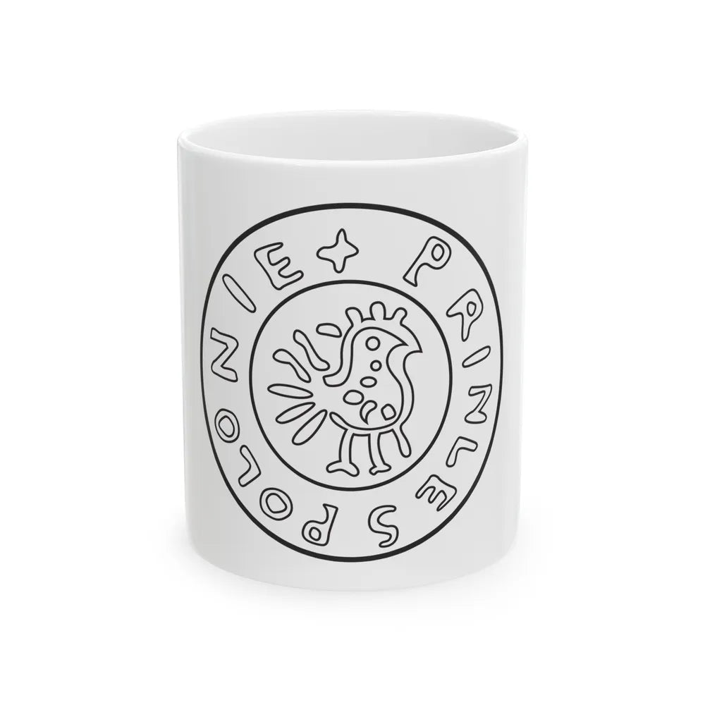 Emblem of Civitas Schinesghe - White Coffee Mug-11oz-Go Mug Yourself