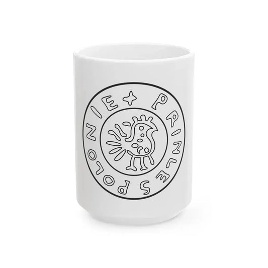 Emblem of Civitas Schinesghe - White Coffee Mug 15oz - Go Mug Yourself