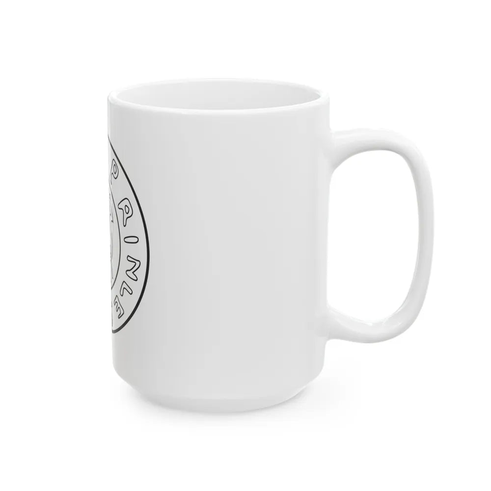 Emblem of Civitas Schinesghe - White Coffee Mug-Go Mug Yourself