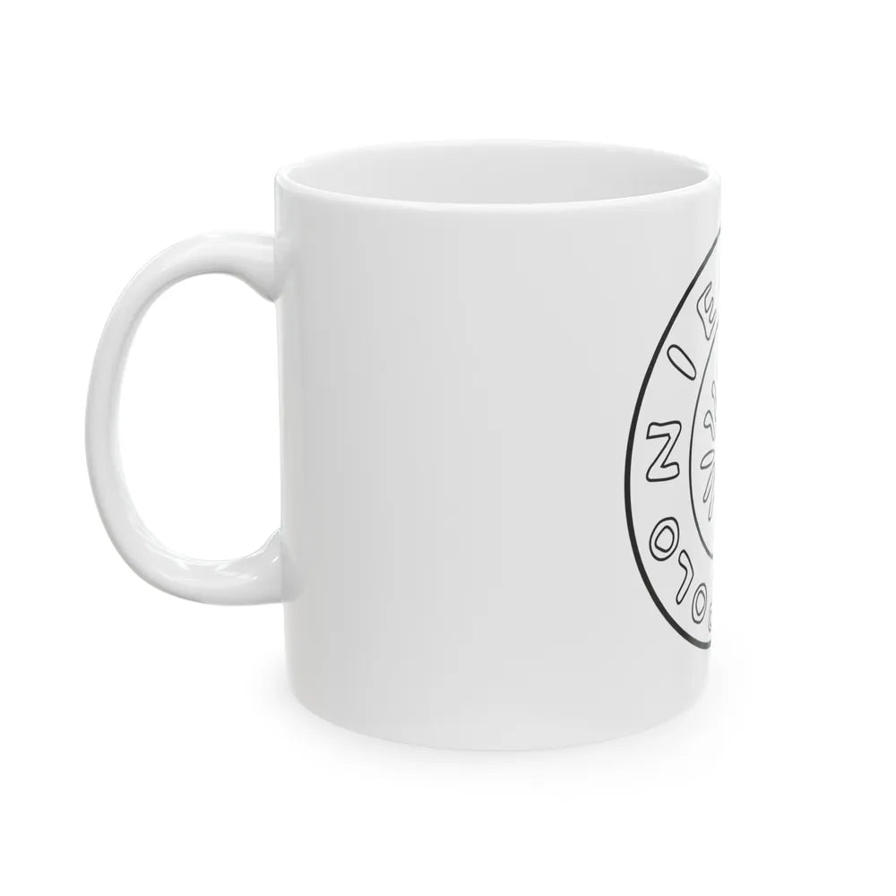 Emblem of Civitas Schinesghe - White Coffee Mug-Go Mug Yourself