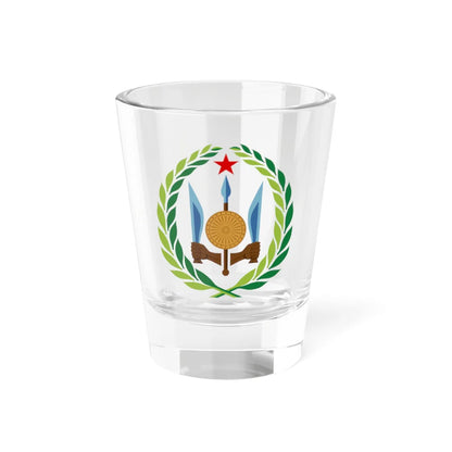 Emblem of Djibouti (Djibouti) (Coat of Arms) Shot Glass 1.5oz 1.5oz - Go Mug Yourself