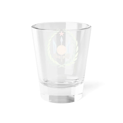Emblem of Djibouti (Djibouti) (Coat of Arms) Shot Glass 1.5oz - Go Mug Yourself