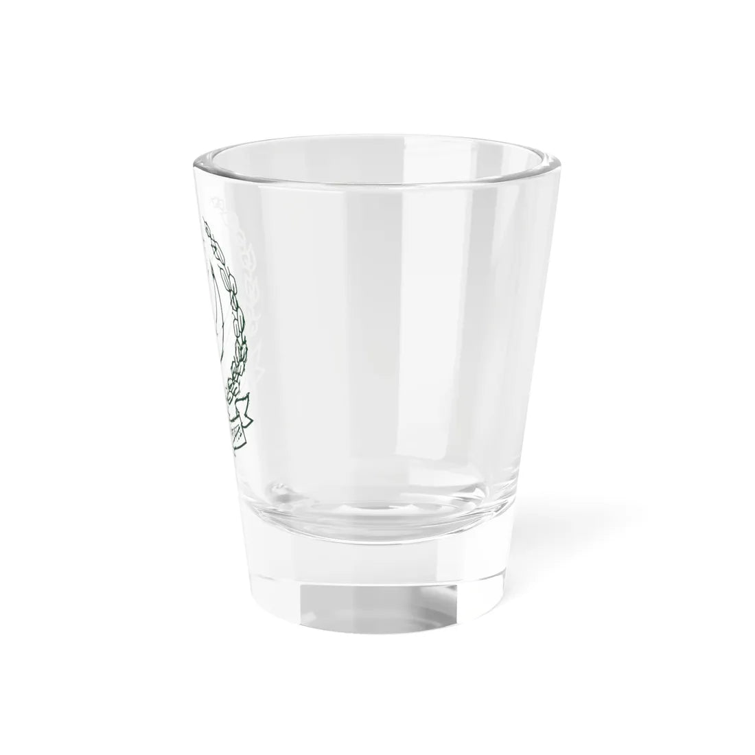 Emblem of East Pakistan 1970-1971 Green version (Pakistan) (Coat of Arms) Shot Glass 1.5oz - Go Mug Yourself