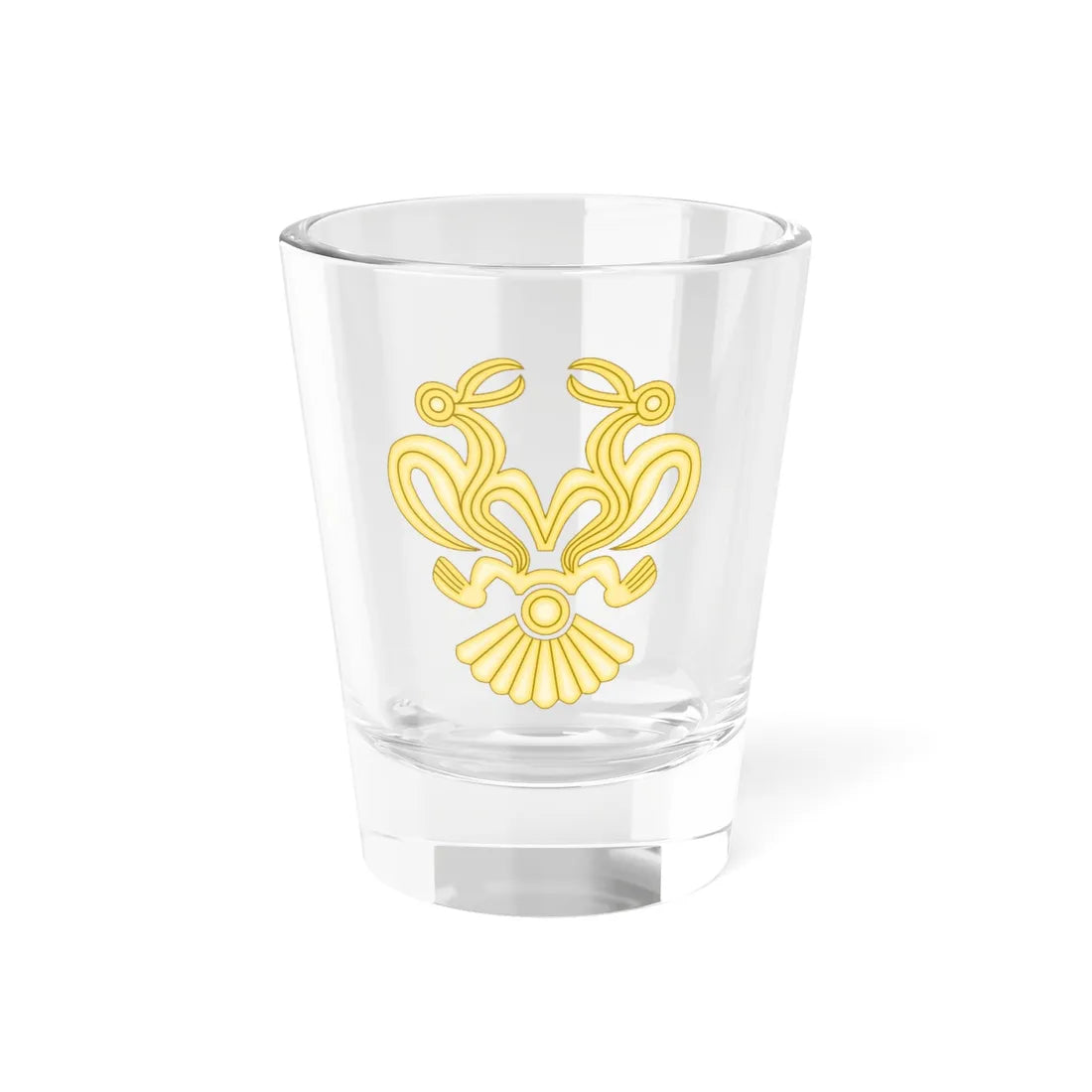 Emblem of Easter Island (Chile) (Coat of Arms) Shot Glass 1.5oz 1.5oz - Go Mug Yourself