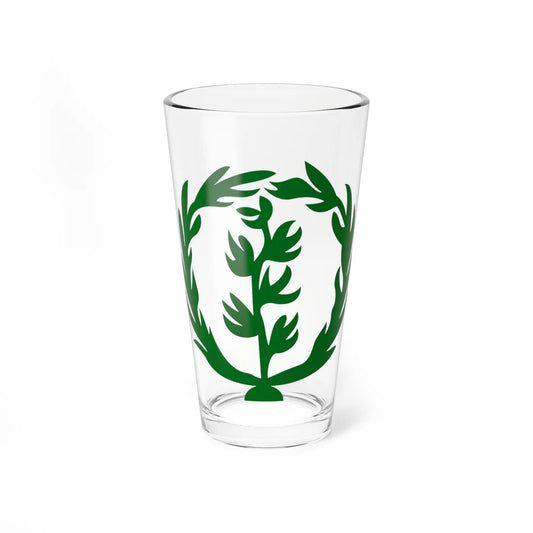 Emblem of Eritrea 1952-1962 (Eritrea) (Coat of Arms) Pint Glass 16oz 16oz - Go Mug Yourself