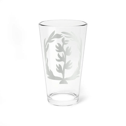 Emblem of Eritrea 1952-1962 (Eritrea) (Coat of Arms) Pint Glass 16oz - Go Mug Yourself