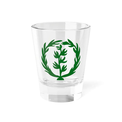Emblem of Eritrea 1952-1962 (Eritrea) (Coat of Arms) Shot Glass 1.5oz 1.5oz - Go Mug Yourself