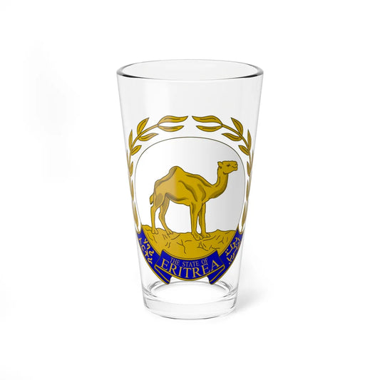 Emblem of Eritrea or argent azur (Spain) (Coat of Arms) Pint Glass 16oz 16oz - Go Mug Yourself