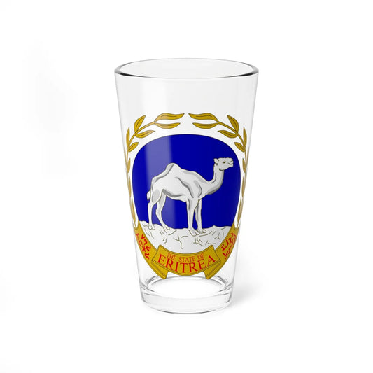 Emblem of Eritrea or azur gueules (Spain) (Coat of Arms) Pint Glass 16oz 16oz - Go Mug Yourself