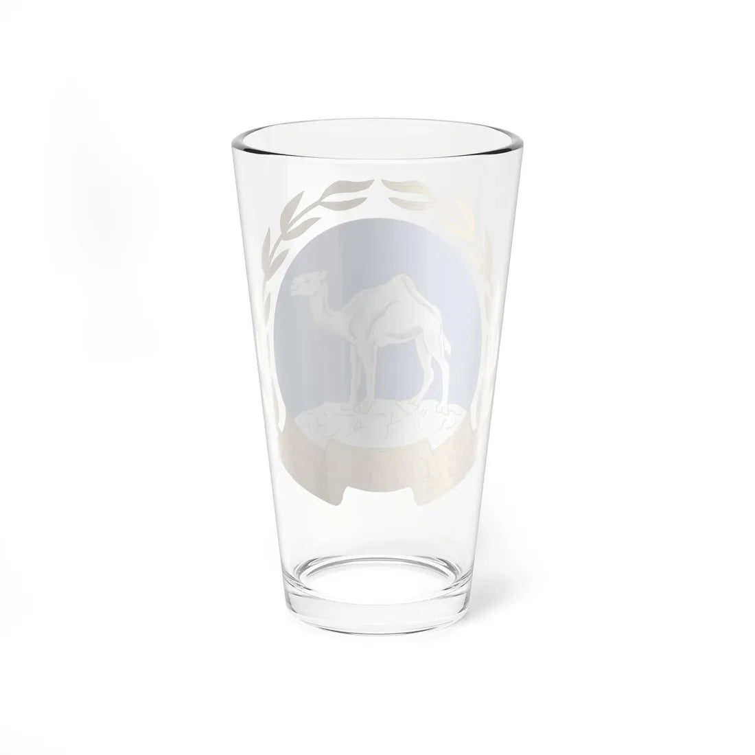 Emblem of Eritrea or azur gueules (Spain) (Coat of Arms) Pint Glass 16oz - Go Mug Yourself