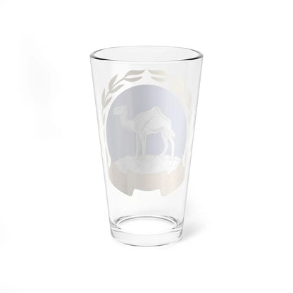 Emblem of Eritrea or azur gueules (Spain) (Coat of Arms) Pint Glass 16oz - Go Mug Yourself