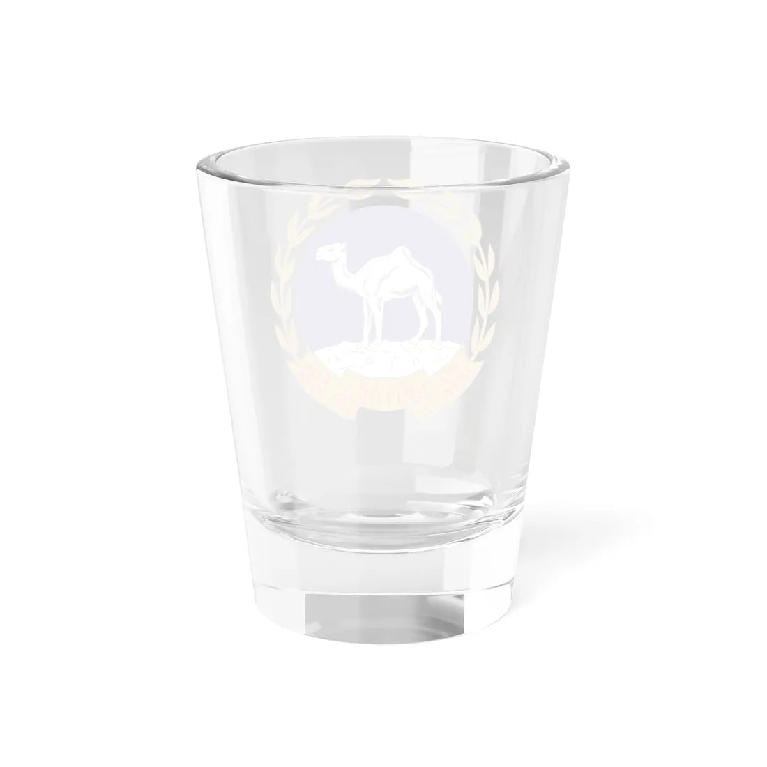 Emblem of Eritrea or azur gueules (Spain) (Coat of Arms) Shot Glass 1.5oz - Go Mug Yourself