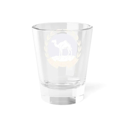 Emblem of Eritrea or azur gueules (Spain) (Coat of Arms) Shot Glass 1.5oz - Go Mug Yourself