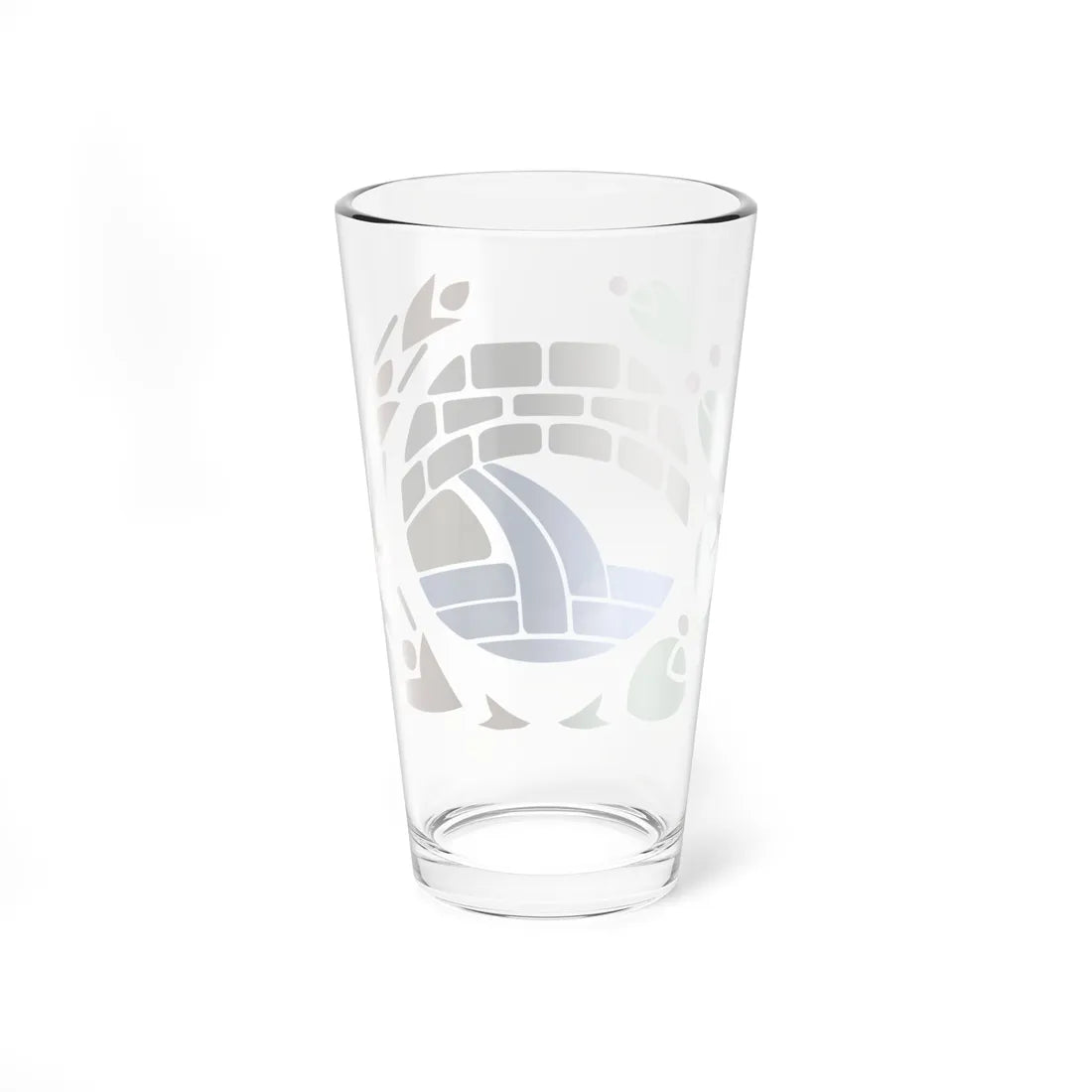 Emblem of Escaldes-Engordany (Andorra) (Coat of Arms) Pint Glass 16oz - Go Mug Yourself