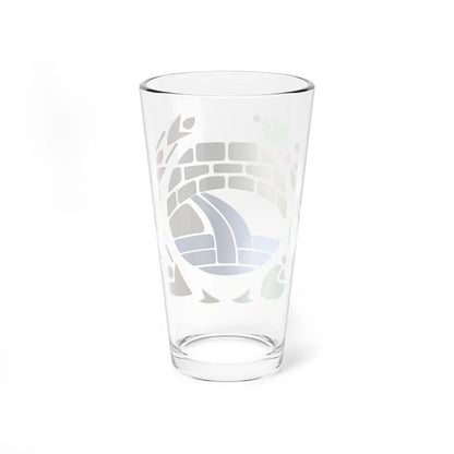 Emblem of Escaldes-Engordany (Andorra) (Coat of Arms) Pint Glass 16oz - Go Mug Yourself