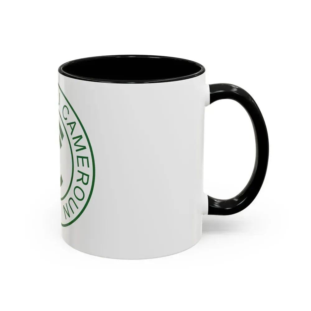 Emblem of French Cameroon - Accent Coffee Mug - Go Mug Yourself