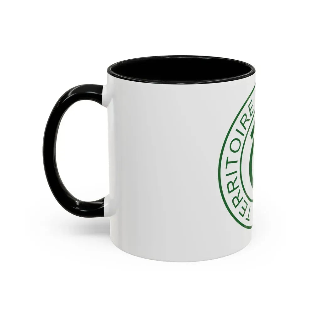 Emblem of French Cameroon - Accent Coffee Mug - Go Mug Yourself
