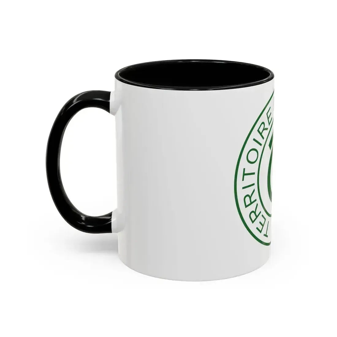 Emblem of French Cameroon - Accent Coffee Mug - Go Mug Yourself
