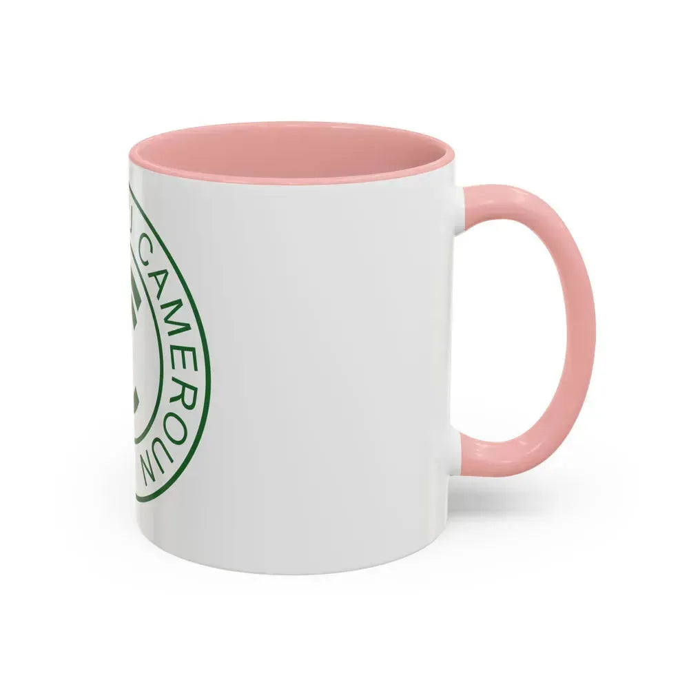 Emblem of French Cameroon - Accent Coffee Mug - Go Mug Yourself