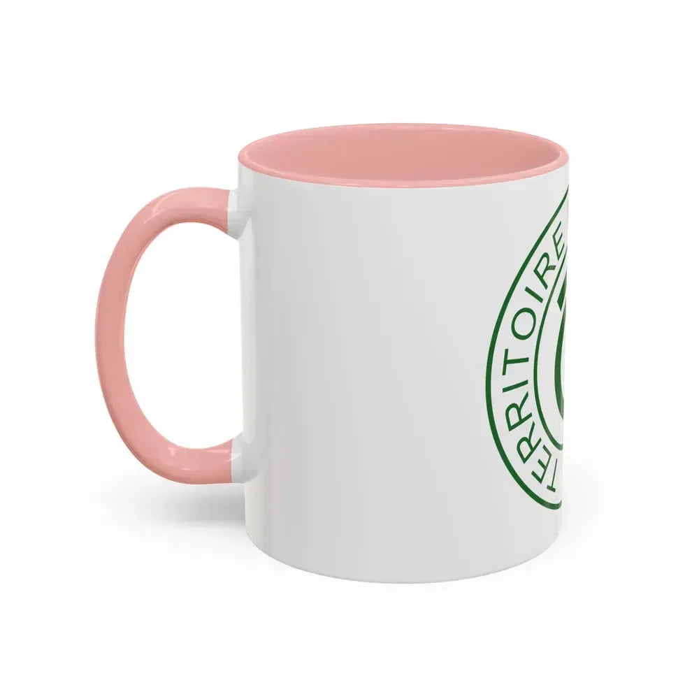 Emblem of French Cameroon - Accent Coffee Mug - Go Mug Yourself