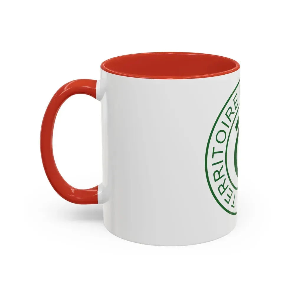 Emblem of French Cameroon - Accent Coffee Mug - Go Mug Yourself