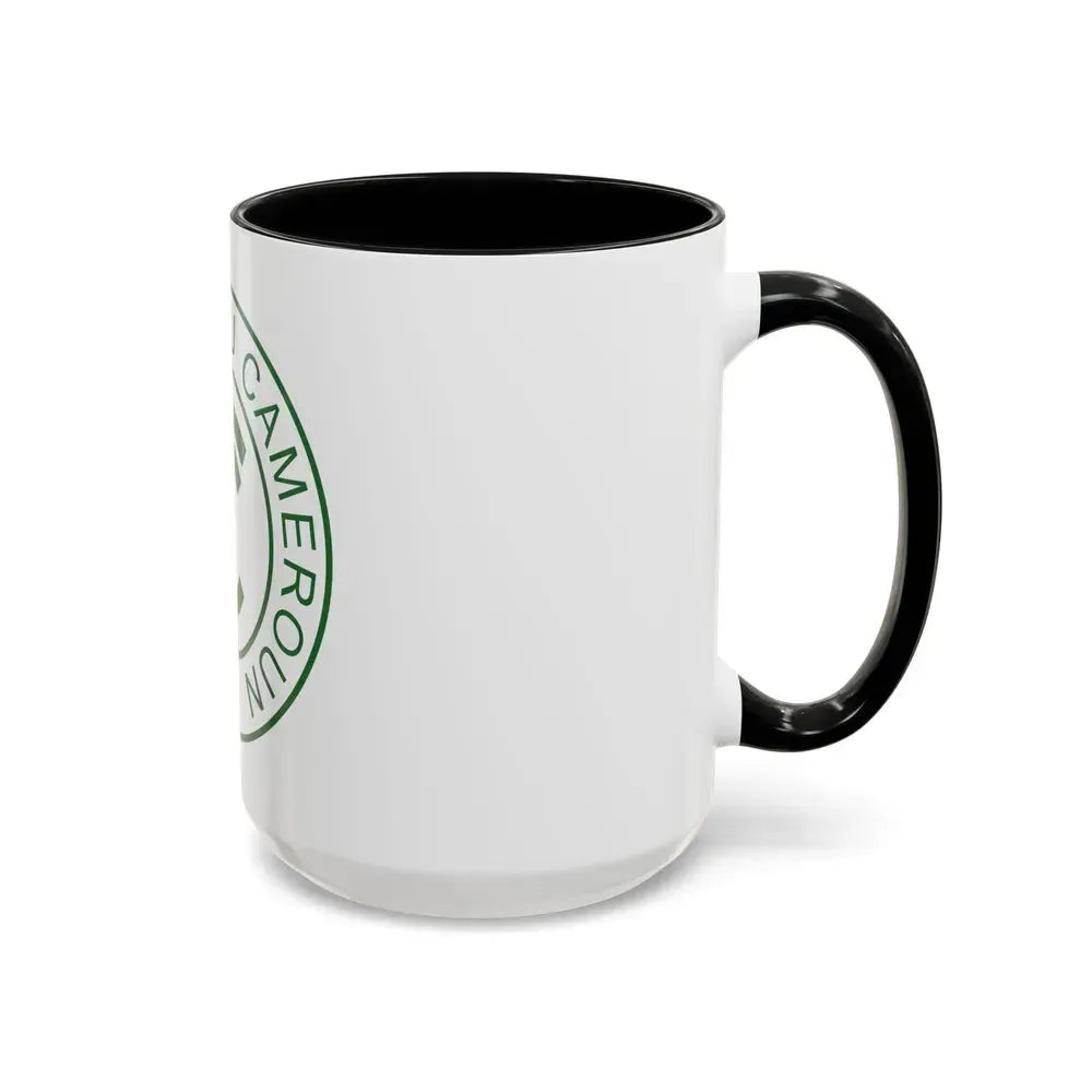 Emblem of French Cameroon - Accent Coffee Mug - Go Mug Yourself