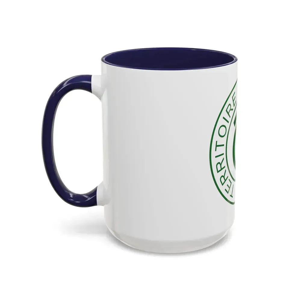 Emblem of French Cameroon - Accent Coffee Mug - Go Mug Yourself