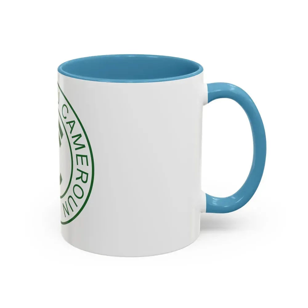 Emblem of French Cameroon - Accent Coffee Mug - Go Mug Yourself