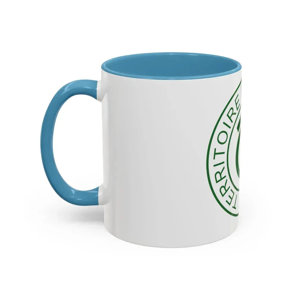 Emblem of French Cameroon - Accent Coffee Mug - Go Mug Yourself