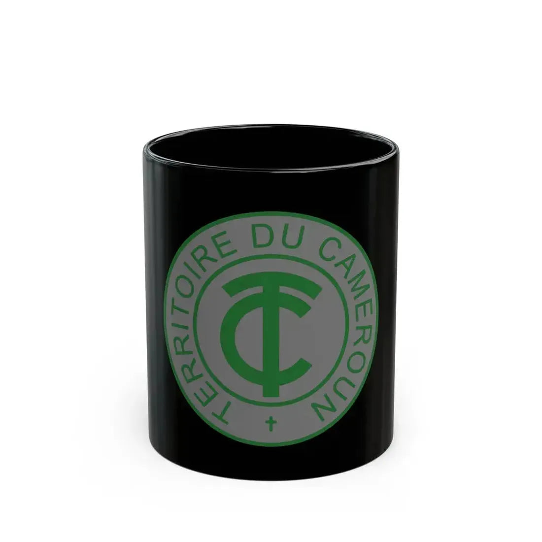 Emblem of French Cameroon - Black Coffee Mug 11oz - Go Mug Yourself