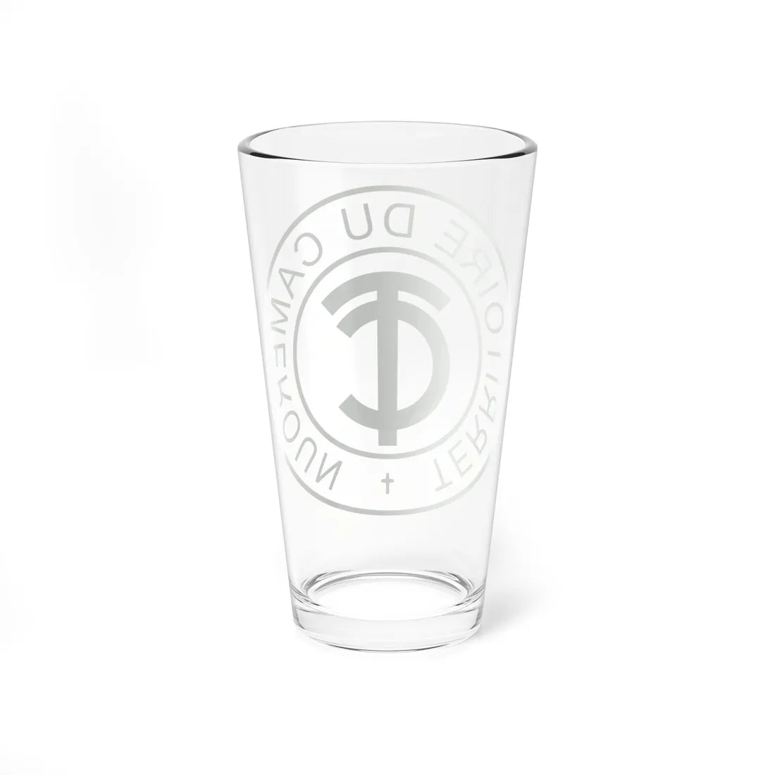 Emblem of French Cameroon (Cameroon) (Coat of Arms) Pint Glass 16oz - Go Mug Yourself