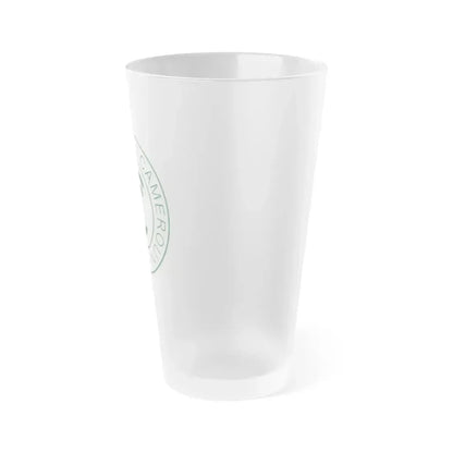 Emblem of French Cameroon - Frosted Pint Glass 16oz - Go Mug Yourself