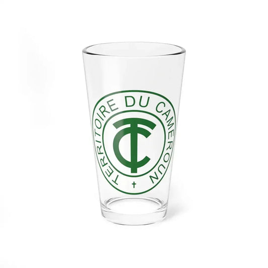 Emblem of French Cameroon - Pint Glass 16oz 16oz - Go Mug Yourself
