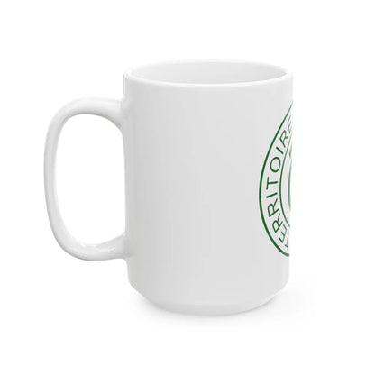 Emblem of French Cameroon - White Coffee Mug-Go Mug Yourself